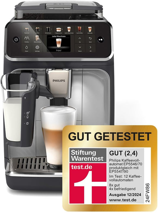 Wählen Sie eines von 20 köstlichen Kaffeerezepten auf dem LatteGo 5500.